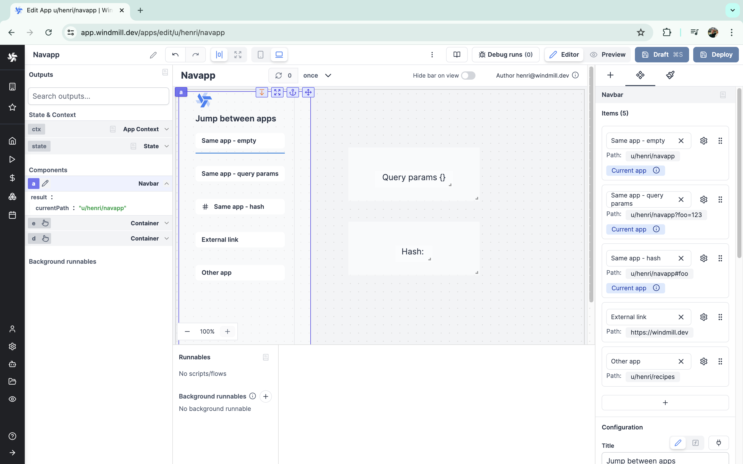 Navbar Items Navbar Items